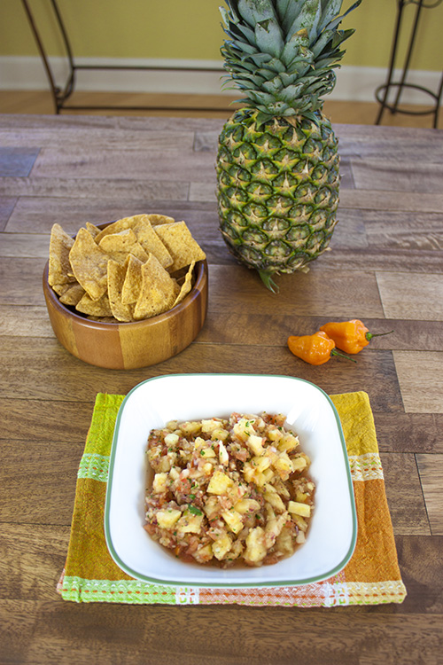 Fresh Pineapple Habanero Salsa