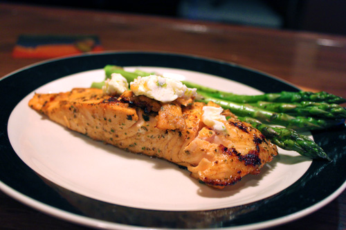 Grilled Salmon with Habanero Citrus Marinade