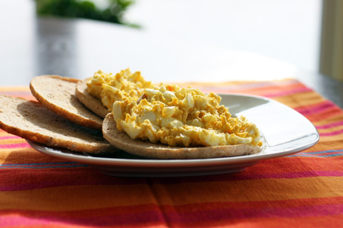 Three-Alarm Egg Salad Sandwich with Habaneros