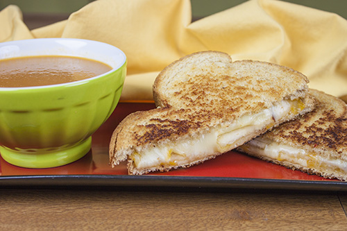 Habanero Grilled Cheese with Jalapeno-Tomato Soup Recipes
