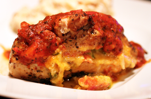 Habanero Pizza Stuffed Chicken Breasts Recipe